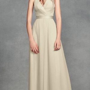 Vera Wang Champagne color Dress